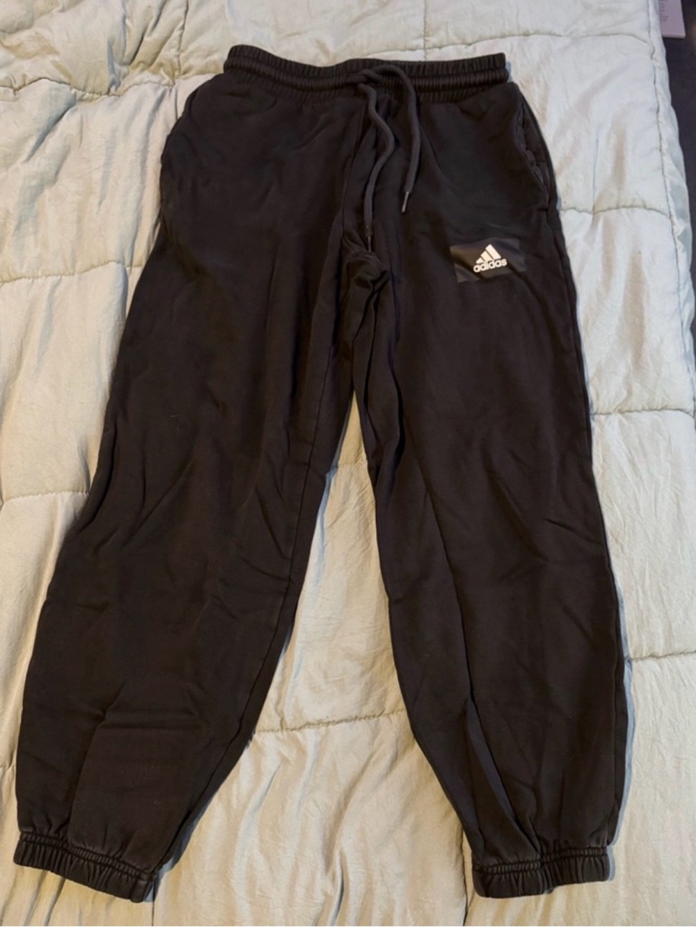 Adidas Black Jogger Sweatpants